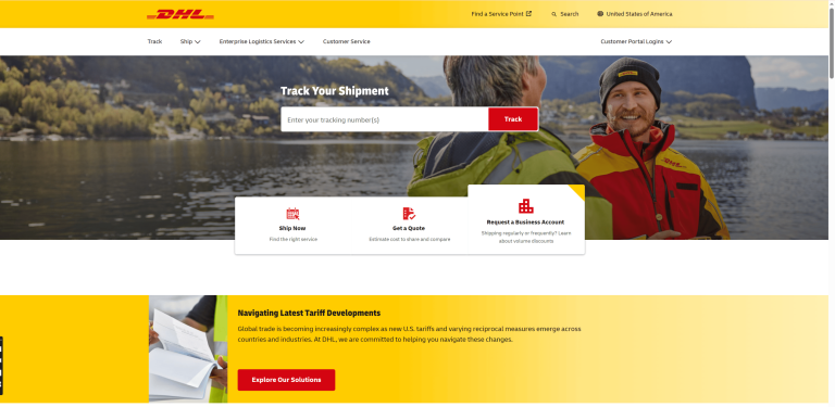 DHL.com as a Finance
