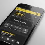 Western Union photo view with Load coded written at the photo center